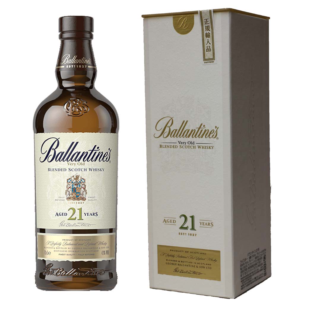 バランタイン 21年 700ml 彫刻名入れボトル | 名入れボトル.COM